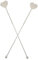 Ciieeo 2Pcs Stainless Steel Cocktail Sticks Set Bar Drink Stirrers Stirrers for Glass Tall Pitchers Carafes Fruit Juice