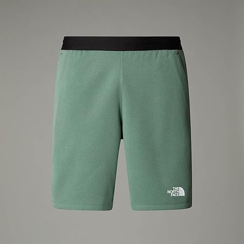 The North Face Men's Mountain Fleece Reg Shorts, Duck Green, S