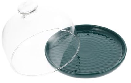 TOPBATHY Elegante Piatto Rotondo Per Torta Con Coperchio Supporto Per Torta Con Base Vassoio Porta Torta Porta Cupcake Per Feste