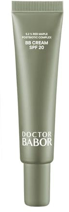 DOCTOR BABOR Microbiomic BB Cream light SPF20 (40 ml) – veganes, leichtes Make-Up mit mineralischem Sonnenschutz – getönte Gesichtspflege für einen strahlenden, ebenmäßigen Teint