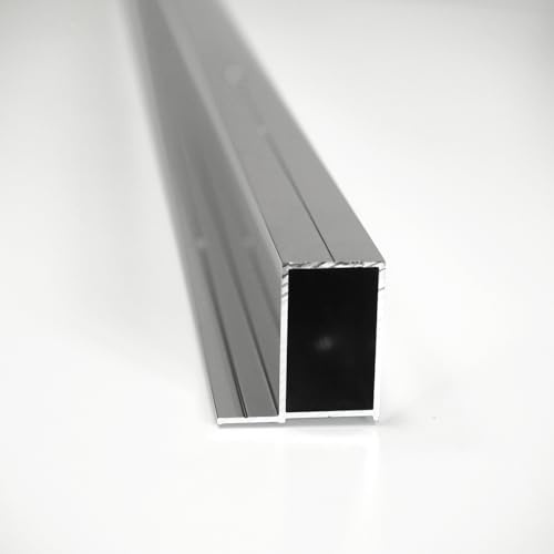 WITEN&NOCK Verbreiterungsprofil 35 mm Wandprofil Länge 1968 mm, verchromt | HOCHSTADL Wandanschlussprofil für Glasstärke 6 mm zur Befestigung von Duschkabine Duschtür und Seitenwänden