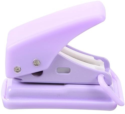 Toyvian Lila Abs Locher für Lose Blätter mit Starker Durchdringung
