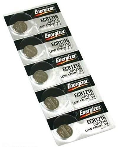 5 CR1216 Energizer Watch Batteries Lithium Battery Cell