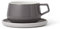 VIVA Ella Storm Grey Porzellan-Kaffee-, Latte- und Cappuccino-Tasse mit Untertasse, 9 oz/260 ml