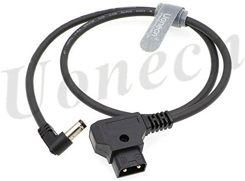 Uonecn Câble d'alimentation Dtap à angle droit CC 12 V 2,1 mm pour moniteurs LCD KiPRO Lectrosonic Lowel Blender LED PowerTap-Lectro
