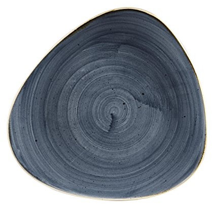 Churchill Stonecast -Triangle Plate Teller- Durchmesser: Ø26,5cm, Farbe wählbar (Blueberry)