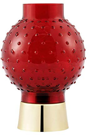 Normann Copenhagen Tivoli by Story - Windlicht/Teelichthalter - Lollipop Red/Rot - Höhe 15cm - Ø 10cm