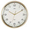 Atlanta Wanduhr ohne Tickgeräusch 37 cm groß Quarz Analog Gold - 4469