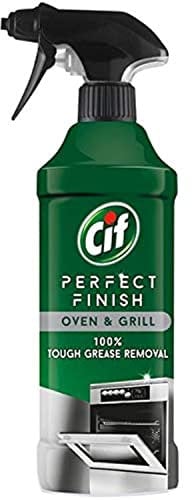 Cif Ofen- und Grillspray Backofenreiginer Fettlöser für Grillroste & Pfannen, 475 ml