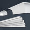 MARBET DESIGN Stuckleisten XPS Styropor weiß - Deckenleisten Stuck Decken Styroporleisten E-Leisten - (20 Meter / 10 Leisten E-13)