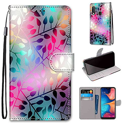TOMYOU Hülle für Samsung Galaxy A20e / Samsung Galaxy A10e, Premium Leder PU Handyhülle， Flip Case Wallet mit [Kartenfach] für Samsung Galaxy A20e / Samsung Galaxy A10e