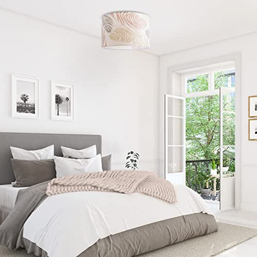 Paco Home Deckenlampe Wohnzimmer Lampe Esstisch Deckenleuchte Blumen Palmen Deko Schlafzimmer E27