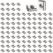 GETLITOOL Nutensteine, 100PCS Typ-B Gleitmuttern T Nut Muttern Hammermutter Nut 6 M5, Kohlenstoffstahl, Hammerkopf Befestigungsmutter für Aluminiumprofil-Extrusionsschlitz 20-Serie