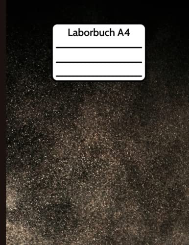 Laborbuch A4: Laborjournal mit 110 Seiten| Kladde kariert 5 mm| block kariert a4