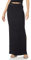 The Drop Falda para Mujer, Tyler de Punto Acanalado, Negro, XS