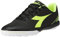 Diadora Pichichi 6 Tfr, Zapatillas de fútbol Hombre, Black Yellow FL DD White, 41 EU