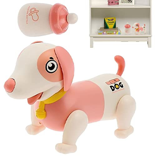 Yunmiao Juguete para Perros Robot,Robots interactivos e Inteligentes para niños | Robots para Perros con función táctil biberón inducción magnética para niños, Juguete Inteligente