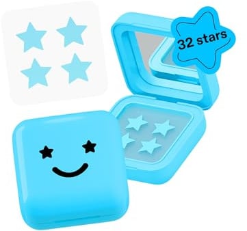 Starface Hydro-Star® Salicylic Acid Compact + Hydrocolloid Star Patch, 32 | Dermatologist Tested • Refillable Mirrored Compact • Made with Salicylic Acid to Help Unclog Pores & Absorbs Gunk