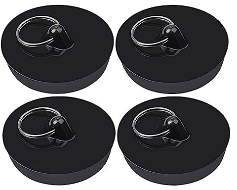 Uonlytech 4 Piezas Tapón De Sellado del Fregadero para Baño Tapón para Bañera Accesorios De Baño Boca De Lavabo