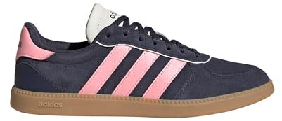 adidas Breaknet Sleek Damen-Sneaker, Shadow Navy/Pink Spark/Off White, 9
