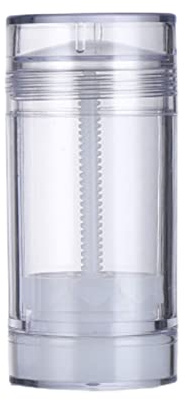 ulafbwur Deo-Behälter, 15/30/50/75 g, Deo-Tube, gute Abdichtung, leicht zu tragen, handgefertigt, DIY, rund, Twist-Up-Bodenfüllung, leerer Rouge-Stick, Heimbedarf, leere Stick-Röhrenröhre