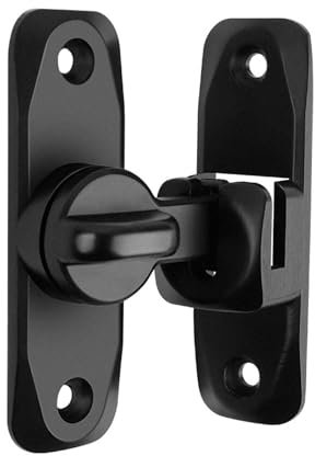 Serratura per Porta Scorrevole, Serratura Con Viti, Serratura Porta Catenaccio, Installa di 90/180 Gradi, Per Porte Scorrevoli/Bagno/Giardino/Finestre/Esterni