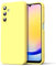 Byvuwiay Funda para Samsung Galaxy A25 5G, Silicona Líquida Silicona Ultra Protectora Antichoque Case para Samsung Galaxy A25 5G - Amarillo