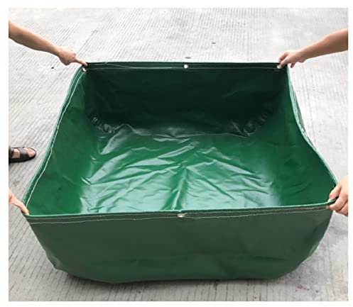 Estanque De Peces Estanque De Lona, Lona De Cisterna De Lona Impermeable Estanque De Peces Al Aire Libre Tanque De Retención Temporal para Peces De Agua Salada para El Cultivo De Cangrejos, Piscina C