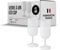 SPARKLERS CLUB Verres à Vin Réutilisables Eco Cup 12cl (18cl à ras bord) MADE IN FRANCE - Fabriqué en en Polypropylène, Verre Réutilisable de Haute Qualité (Givré Translucide, 40)