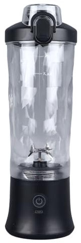 Licuadora Portátil, Licuadora Personal Inalámbrica de 600 Ml para Batidos y Batidos, Mini Licuadora Recargable con Cuchillas de Acero Inoxidable, Máquina Exprimidora