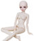 Proudoll 1/3 BJD-Puppe, weiße Haut, individueller Puppenkörper, 60 cm, handbemalt, beweglich, Kugelgelenk, SD-Puppen, PVC, DIY (Aure)