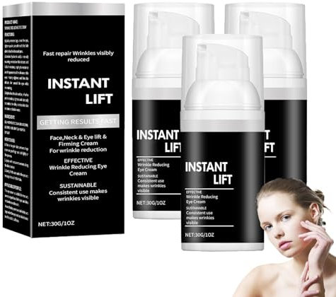 NQNFWCRJ Anti-Aging-Augencreme, Instant Face Tightener Cream Instant Face Tightener Cream, Multi Action Straffende und straffende Creme für die Augenpartie, geschwollene Augen und Fältchen