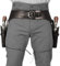 Cowboy -Waffengürtel, Leder -Doppelpistolen -Holster, mittelalterlicher Retro Revolver Belt Case, Steampunk -Kostüm für Halloween -Cosplay -Party (Kaffee Brown)