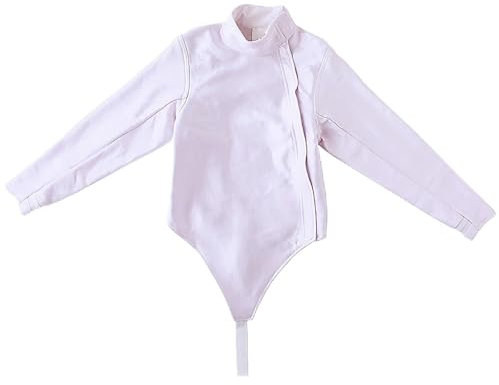 ZXDRYBHD 350N Fechtjacke, Atmungsaktiv und Stichfest, Elastische Bündchen, Bequemes und Langlebiges Design für Florett, Degen und Säbel(52)