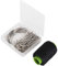 Agujas de pelo en T de 70 piezas, juego de agujas e hilos para tejer el cabello, agujas de cuero curvadas para coser a mano, agujas de pelo en T para