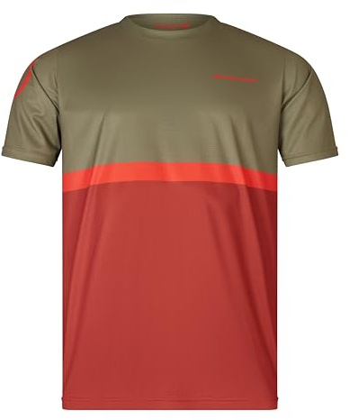 Endura SingleTrack Herren Mountainbike-Trikot, Tech-T-Shirt, Tweed, Grün, Größe M