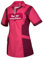Clinotest Damenkasack Julia - 95 Grad waschbare, kochfeste Kasacks ohne Einlaufen - Kasack aus 65% Polyester, 35% Baumwolle - Pflege Berufsbekleidung für Krankenschwester - 5XL Rosita/brombeer