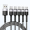 USB C Cable 6ft 5-Pack (3.3/3.3/6.6/6.6/10 ft), Fast Charging Type C Charger Cord for iPhone 16 15 Pro/Pro Max/Plus,Samsung Galaxy S24+ S23 S22 S21 S20 Ultra, A14 A15 A50 A70,Tab S9 A9+,Google Pixel