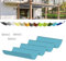Einziehbar Welle Sonnensegel 100x300cm Seeblau (BxL), Verstellbar Schattenabdeckung,Sonnenschutz Wasserdicht Outdoor Pergola UV-beständig Markise,Anwendbar auf Garten Balkon Terrasse