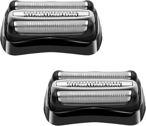 Wigthvoy 2 Stück Series 3 32B Rasierköpfe kompatibel mit Braun S3 3040s 3000s 3050cc 3010s 3070cc 3080s 3090s 310s 3020s 330s 370cc-4 380s-4
