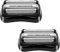 Wigthvoy 2 Stück Series 3 32B Rasierköpfe kompatibel mit Braun S3 3040s 3000s 3050cc 3010s 3070cc 3080s 3090s 310s 3020s 330s 370cc-4 380s-4