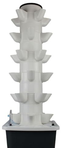 XNZJHPP 30 baccelli Torre idroponica Giardino sistemi di Coltivazione aeroponica Kit di Coltivazione per Erbe, con Pompa idratante, Adattatore, vasi Netti, Timer per Erbe