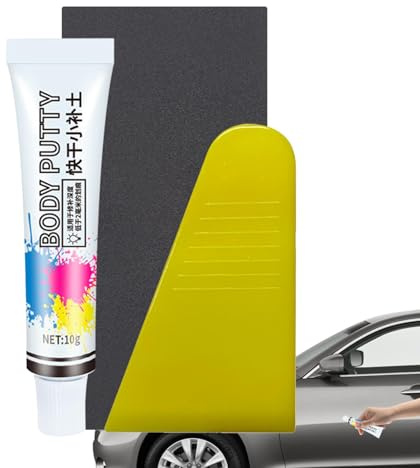 Autospachtel Für Dellen – Schnell Trocknende Karosserie Reparaturmasse | Füllspachtel Für Kleine Kratzer Und Dellen | Spachtelmasse Auto – Lack & Karosserie Ausbesserung