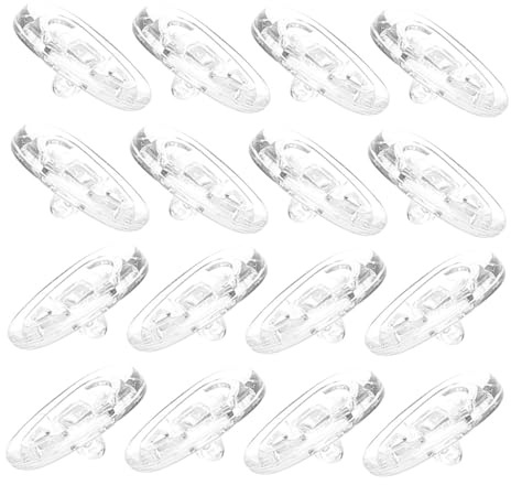 Beaupretty 50 Paare Weiche Silikon-brillen-nasenpads Ultrasanfte Rutschfeste Ersatz-nasenstücke für Brillen Sonnenbrillen und Fahrradbrillen Hautfreundlich Komfortabel Vielseitig Einsetzbar