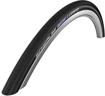 Schwalbe Fahrradreifen Lugano K-Guard Faltbar 23-622 B/B-SK HS384 SiC 50EPI EK, Black-Skin, 700x23C