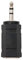 NanoCable 10.27.0002 - Adaptador de audio estéreo mini-Jack a Jack, JACK 3.5/M-JACK 2.5/H, hembra-macho, negro
