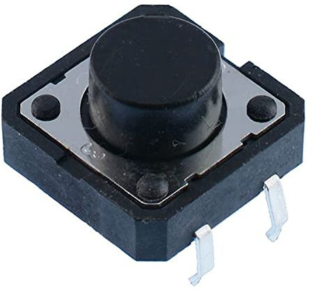 10pcs 12x12x7mm Momentary Push Button Tactile Switch PCB Mounted SPST