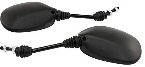 Spiegel Paar schwarz E-geprüft für P i a g g i o NRG 50 NTT 50 LC Quartz 50 SKR 125 Storm 50 TPH 125 TPH 50 Zip 50 Zip SP 50