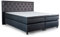 Inter Boxspringbett Turin 180x200 cm Kunstleder Anthrazit