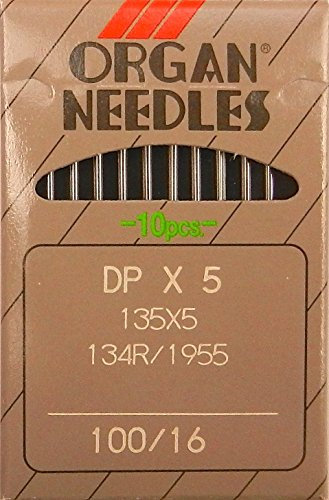 10 Organ 134 R / 1955 Rundkolben Nähmaschinen Industrie Nadeln Stärke 100/16